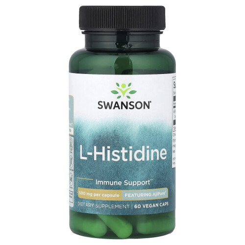 Swanson, L-Histidine, 500 mg, 60 Veggie Capsules