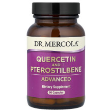 Dr. Mercola, Quercetina e Pterostilbene Avanzato, 60 Capsule