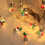 Weihnachtskugel-Lichterkette – 2 m, 10 LED-Birnen, Gelb 4