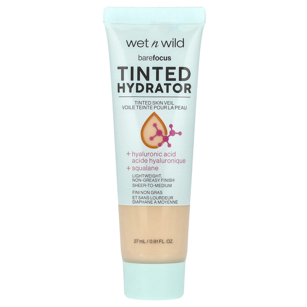 Wet N Wild Light Barefocus, Tinted Hydrator, Medium, 0.91 Fl Oz (27 Ml)