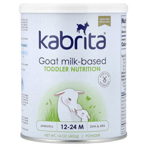 Kabrita, Getebaserad Barnformel med Järn, 14 oz (400 g) Powder