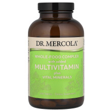Dr. Mercola, Plná-základový multivitamin + Vitalné minerály, 240 Tablet