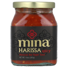 Mina, Salsa di Peperoncino Harissa, Salsa di Peperoncino Rosso Marocchino, 10 oz (283 g)