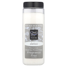 One with Nature, Salgadinhos de Minerais do Mar Morto, Sem Fragrância, 32 oz (907 g)