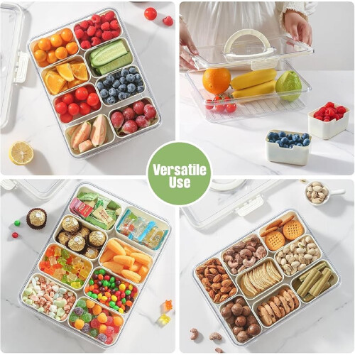 Snackbehälter mit 8 Fächern, BPA-frei 2