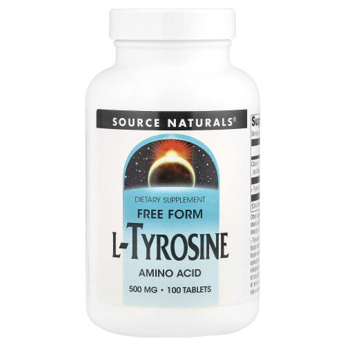 Source Naturals, L-Tyrozyna, 500 mg, 100 Tabletek