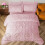 Conjunto de edredom tamanho Queen com 7 peças e design com pregas. 2