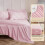 Conjunto de edredom tamanho Queen com 7 peças e design com pregas. 4