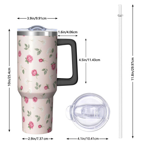 Isolierbecher „Pioneer“ mit Blumenmuster, 1,2 Liter 1