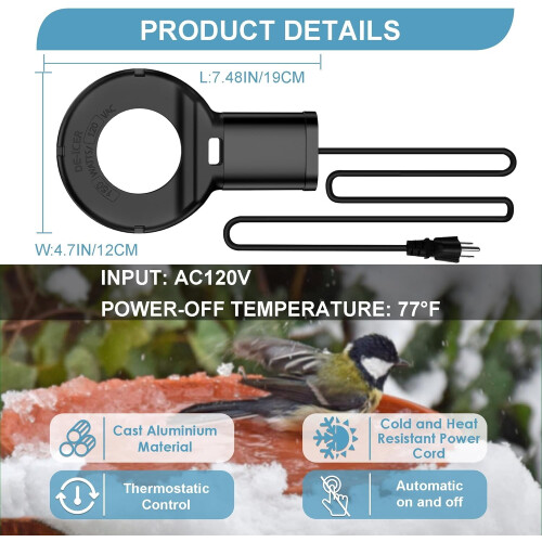 150W Submersible Cast Aluminium De-Icer 2