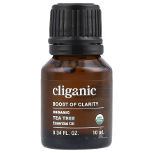 Cliganic, 100% Pure Essentiële Olie, Teeboom, 0.33 fl oz (10 ml)