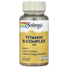 Solaray, Vitamin B-Complex 100, 50 VegCaps