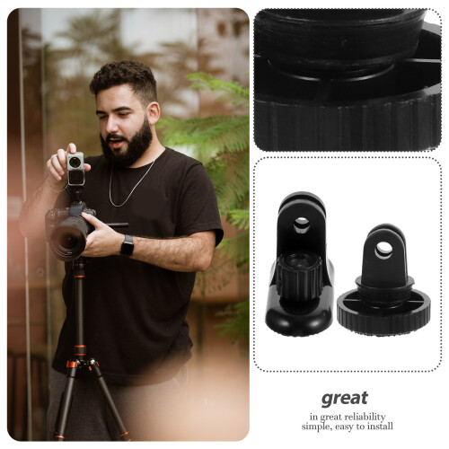 Worgeous4Pcs Camera Mount Screw Tripod Adapter Tool Hiking 2