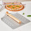12" perforert pizzaskje i anodisert aluminium 4