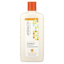 Andalou Naturals, Andalou Naturais, Xampu, Rica em Hidratação, Para Cabelo Suave e Liso, Óleo de Argan e Shea, 11.5 fl oz (340 ml)