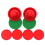 Air Hockey Set Red 8-Piece 4