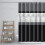 Cortina de chuveiro geométrica moderna com degradê preto e cinza de 183 x 213 cm (72 x 84 polegadas) 5