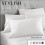 Ensemble de draps en microfibre pour lit double avec poches profondes 4