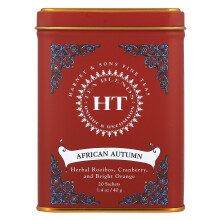 Harney & Sons, Miscela di Tè HT, Autunno Africano, 20 Sacchetti, 1.4 oz (40 g)