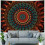 Mandala-Wandteppich, Kurzplüsch, 4 Größen 4