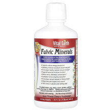 Vital Earth Minerals, Fulvic Ásványi anyagok, 32 fl oz (946 ml)