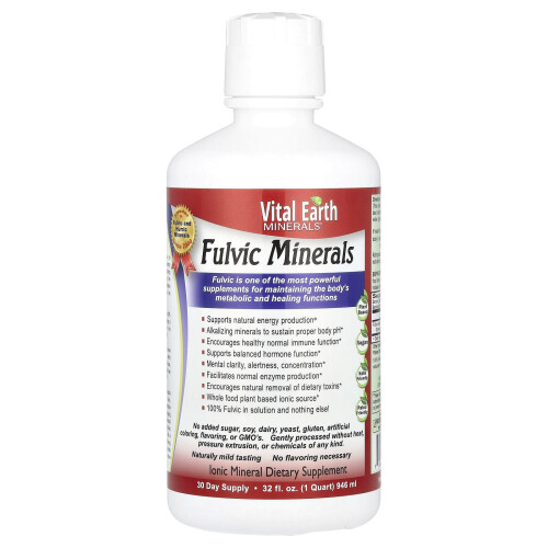 Vital Earth Minerals, Φουλβική Ορυκτά, 32 fl oz (946 ml)