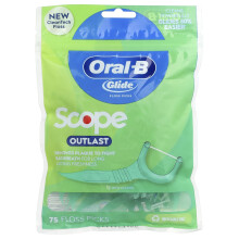 Oral-B, ScopeÆ Outlast‚Ñ Floss Picks, Cynamon, 75 Floss Picks