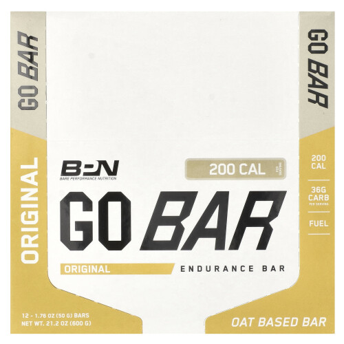 BPN, Go Μπαρ, Endurance Μπαρ, Πρωτότυπος, 12 Μπάρες, 1.76 oz (50 g) Κάθε