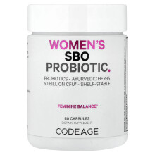 Codeage, Naisen SBO Probiotikka, 50 Miljardia CFU, 60 Kapseli