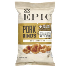 Epic Bar, Rindine di Maiale Artigianale, Salsa di BBQ, 2.5 oz (70 g)