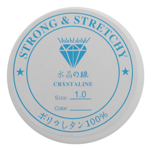 2x 10m Bracelet String Clear Stretch String Cord for Jewelry Making Beading Thread Elastic String Cord-6 Different Sizes 1