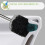 Toilettenbürsten-Set mit Halter, Edelstahlgriff, 3er-Pack 2