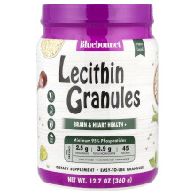 Bluebonnet Nutrition, Lecithin Granulátum, Ízesítetlen, 12,7 oz (360 g)