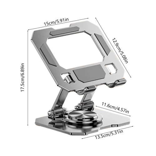 Tablet Stand Adjustable 360 Rotating Foldable with Stable 1