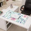 Lilla blomstermusematte for spilling 91,5 x 35,7 cm 3