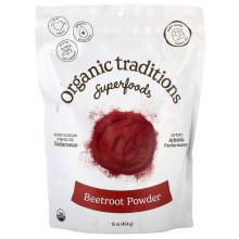 Organic Traditions, Beetwortelpoeder, 16 oz (454 g)