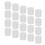 Witte plastic deurstoppers (20 stuks) 5