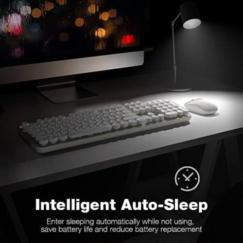 Set composto da tastiera e mouse wireless – Dimensioni standard, 2,4 GHz 2