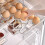 Stackable Refrigerator Organizer Bins with Egg Tray 4