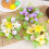Påskeegglysestake med blomsterdesign 4