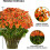 Artificial Sunset Mums 12.6 in 5 Pack Orange 4