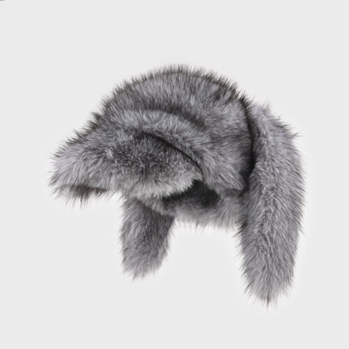 Rabbit Ear Winter Hat Soft Faux Mink Baseball Cap 1 1