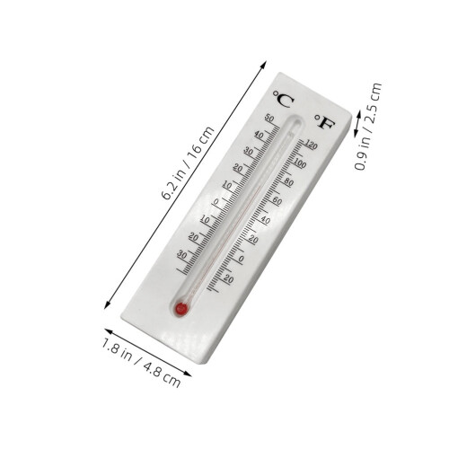 Nyckelgömmare Termometer Form Vit 1 Set 1