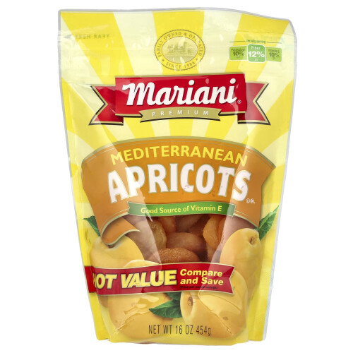 Mariani Στεγνό Φρούτο, Απρίκοι της Μεσογείου, 16 oz (454 g)