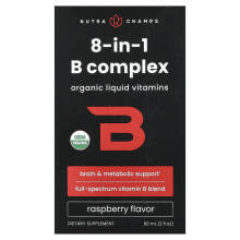 NutraChamps, B Kompleks, Truskawka, 2 fl oz (60 ml)