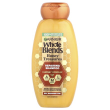 Garnier, Whole Blends, Honey Treasures Repairing Shampoo, 12.5 fl oz (370 ml)