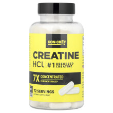 Con-Cret Creatine HCl, 750 mg, 72 Kapseln