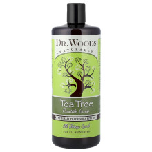 Dr. Woods, Tea Tree Kasteel Zeep met Fair Trade Shea Butter, 32 fl oz (946 ml)