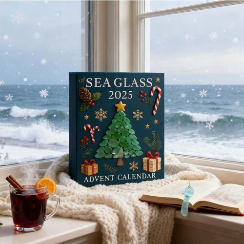 Ημερολόγιο Advent Sea Glass 2025 για αγόρια και κορίτσια – 24ήμερη διακόσμηση αντίστροφης 2