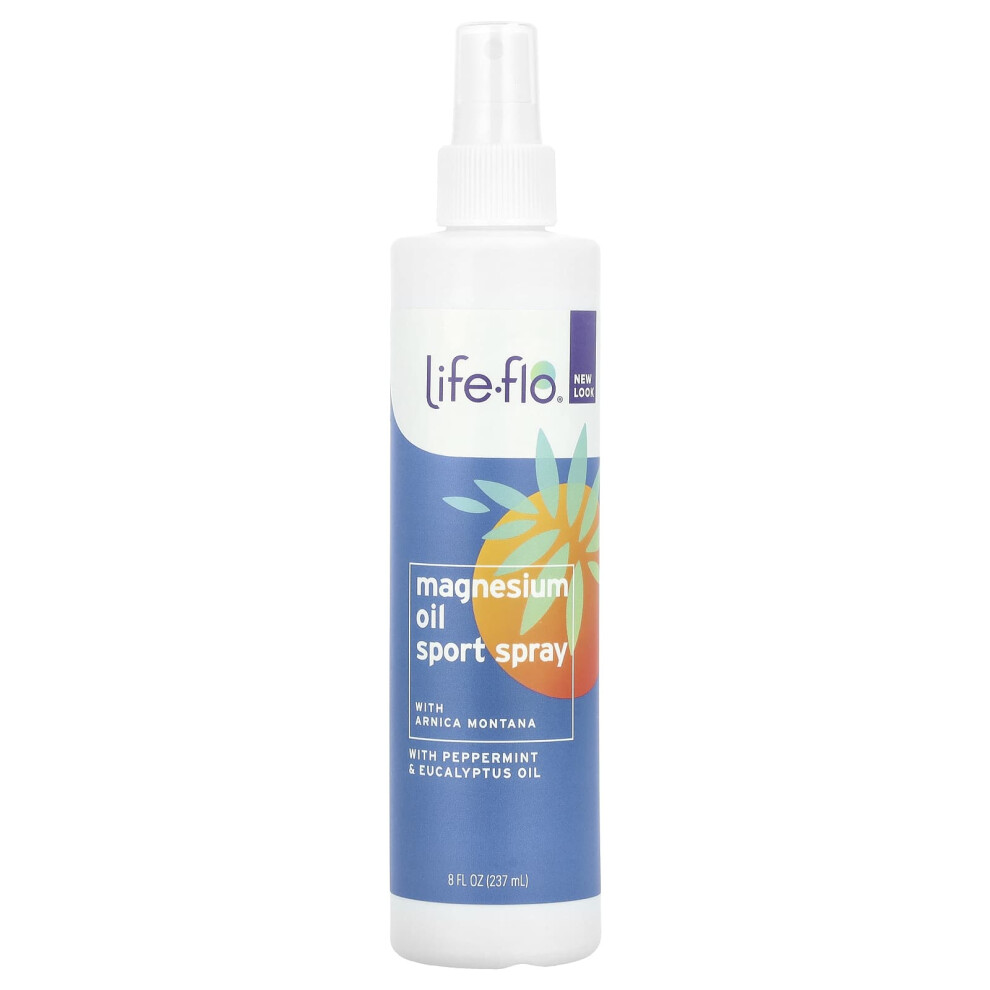 Zdjęcia - Witaminy i składniki mineralne Life-Flo , Magnezjowa Olejka Sportowa, 8 fl oz (237 ml)